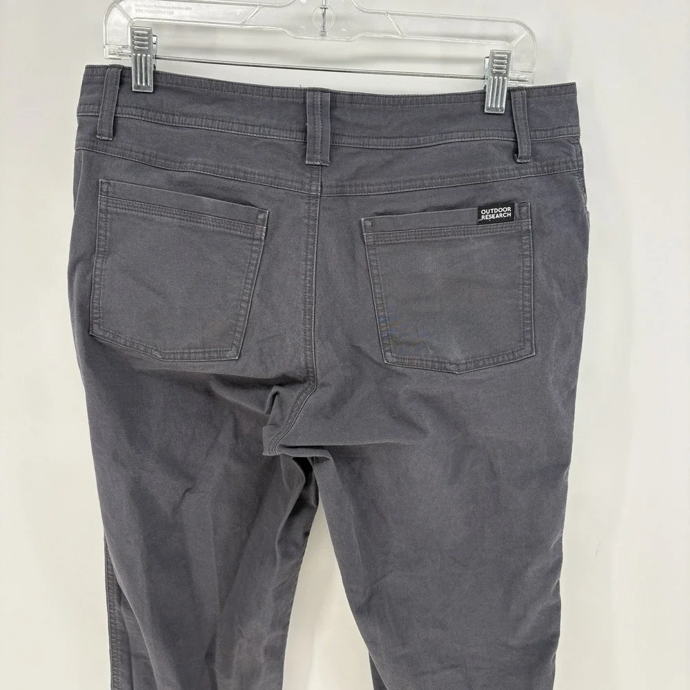 Outdoor Research Shastin Pants Mens 32X32‎ Gray Stretch Chino Casual Travel Hike